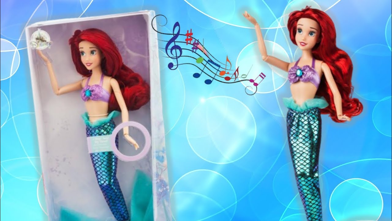 Ariel Singing Doll Review 🐟🌊🐠🦀🐙 by Disney Store