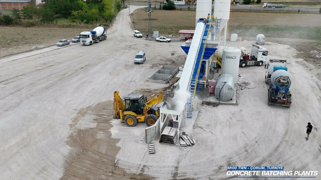M100 TWN - Promax 100m&sup3;/s Mobil Beton Santrali