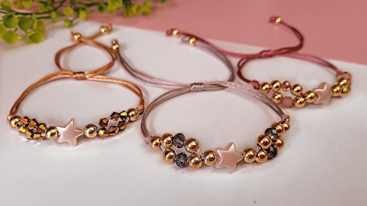 Como Fazer Pulseira Linda com pouco material e Vender Muito