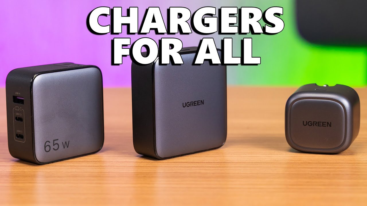 3 Different UGREEN GaN chargers for ALL scenarios!