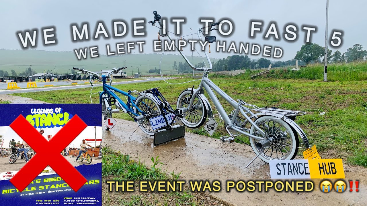 THE BIGGEST BIKE EVENT WAS CANCELLED‼️ 😭🚨|WE RIDED THROUGH THE RAIN🌧️ 