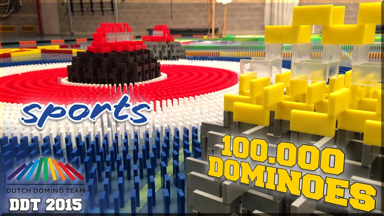DDT 2015 – Sports – 100.000 dominoes – Falldown