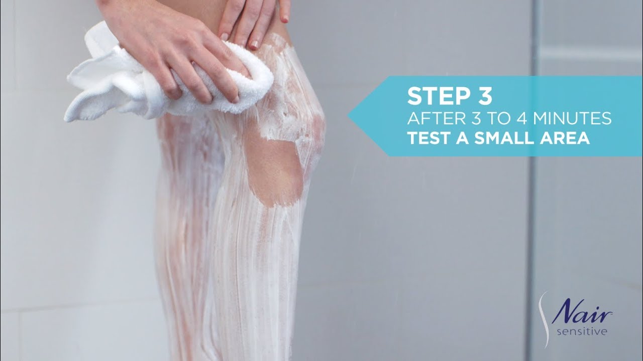 How to use Nair Sensitive Hair Removal Shower Cream | Nair Australia