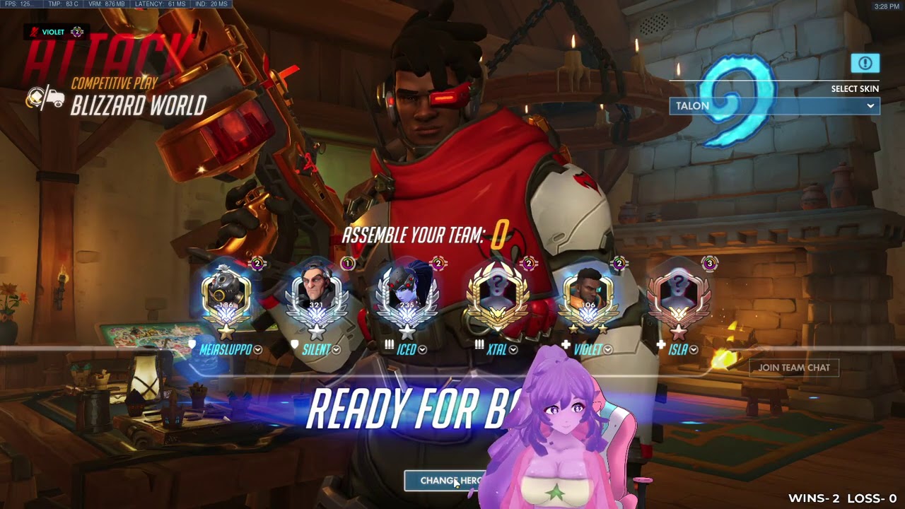 VIOLET BRIGITTE GAMEPLAY OVERWATCH SEASON 25 TOP 500