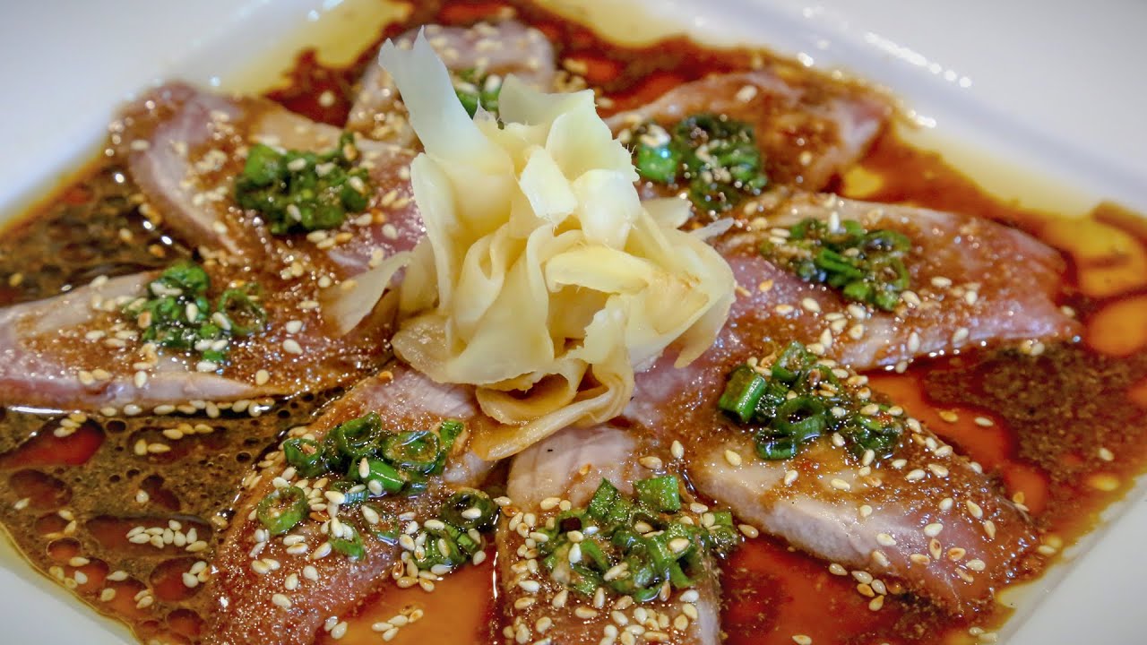 Aprende a preparar un delicioso 'Tiradito de bonito oriental'