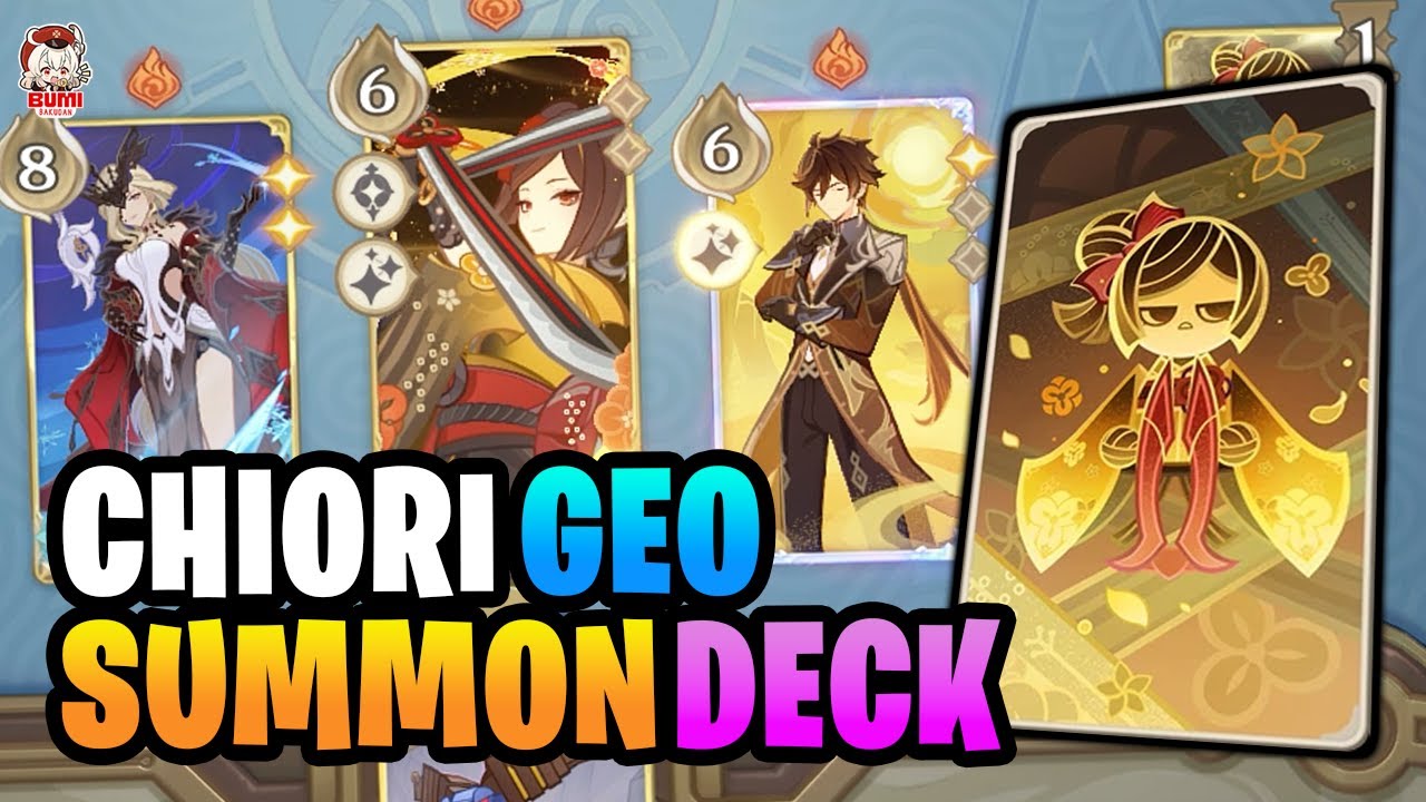 GET WRECKED AND OBLITERATED WITH CHIORI GEO SUMMON DECK | Genshin TCG