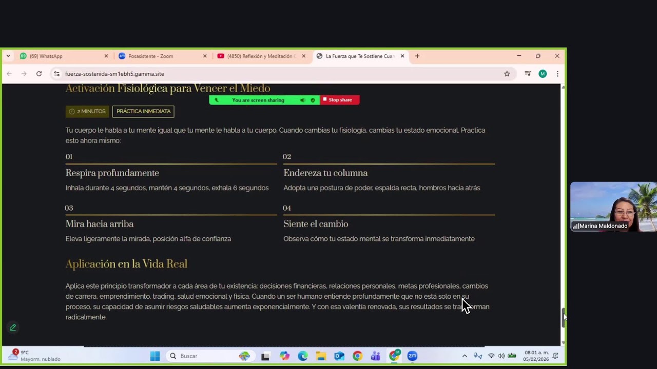 Mentes Maestras sesion en vivo 05-02-26