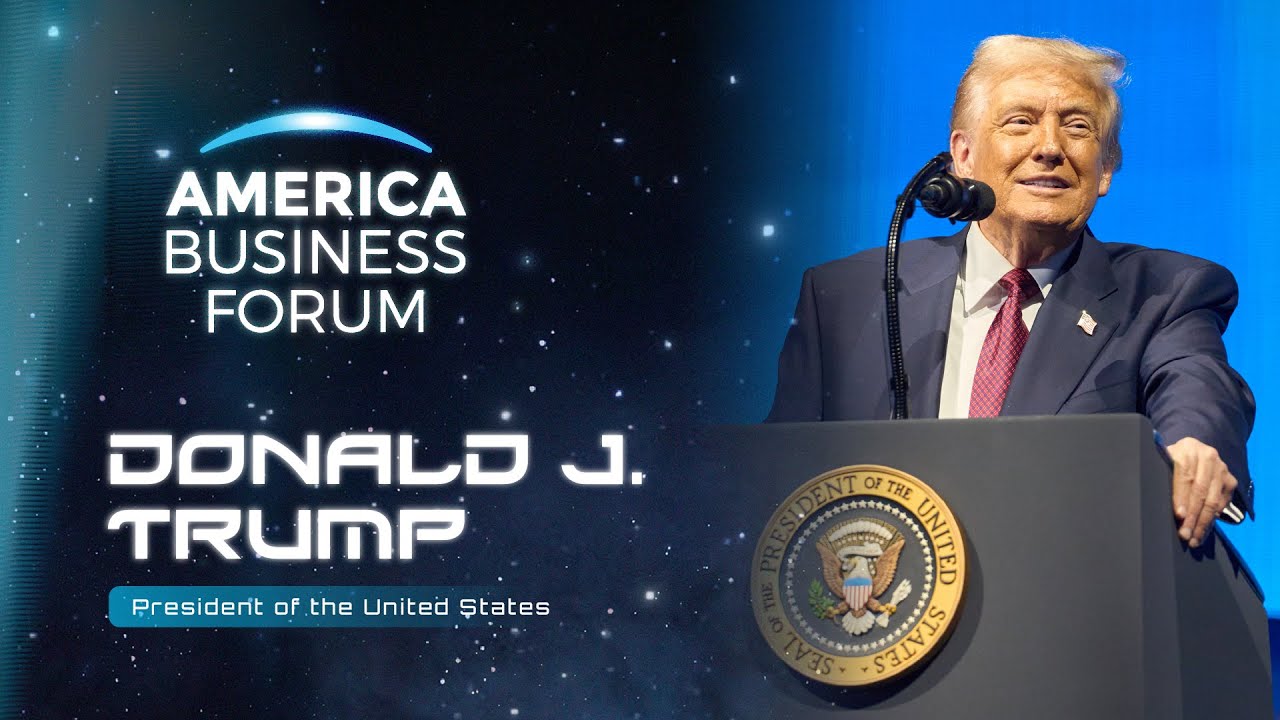 Donald J. Trump on Leadership, Legacy and America’s Role in the World | America Business Forum 2025