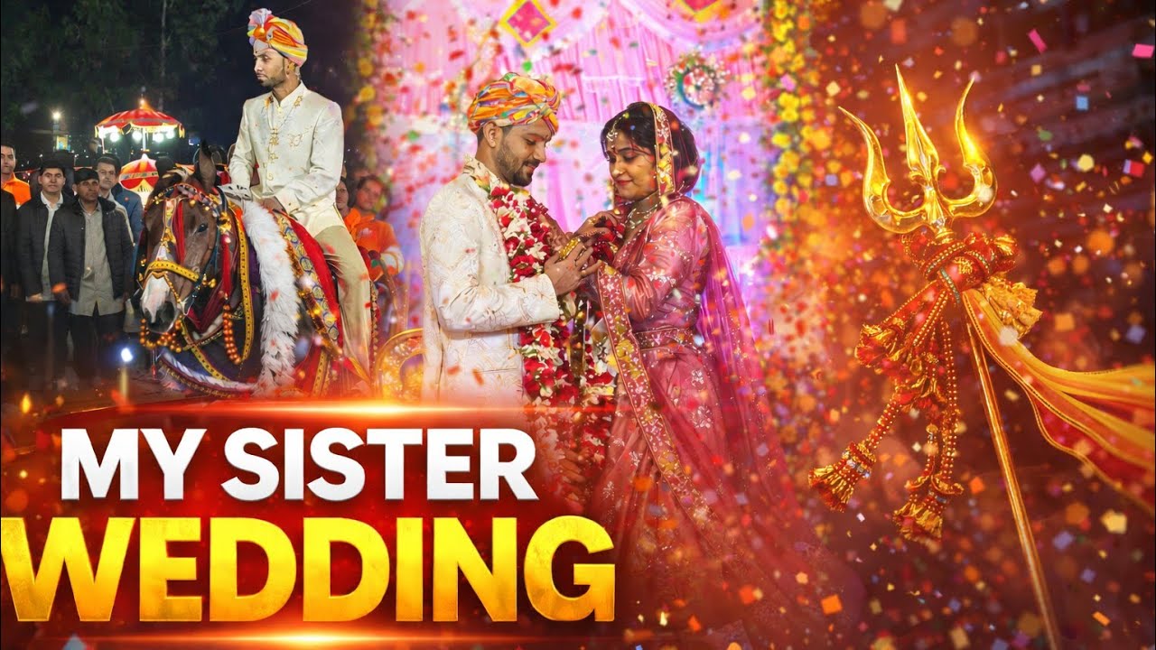 New vlog in my sister wedding 💒💍