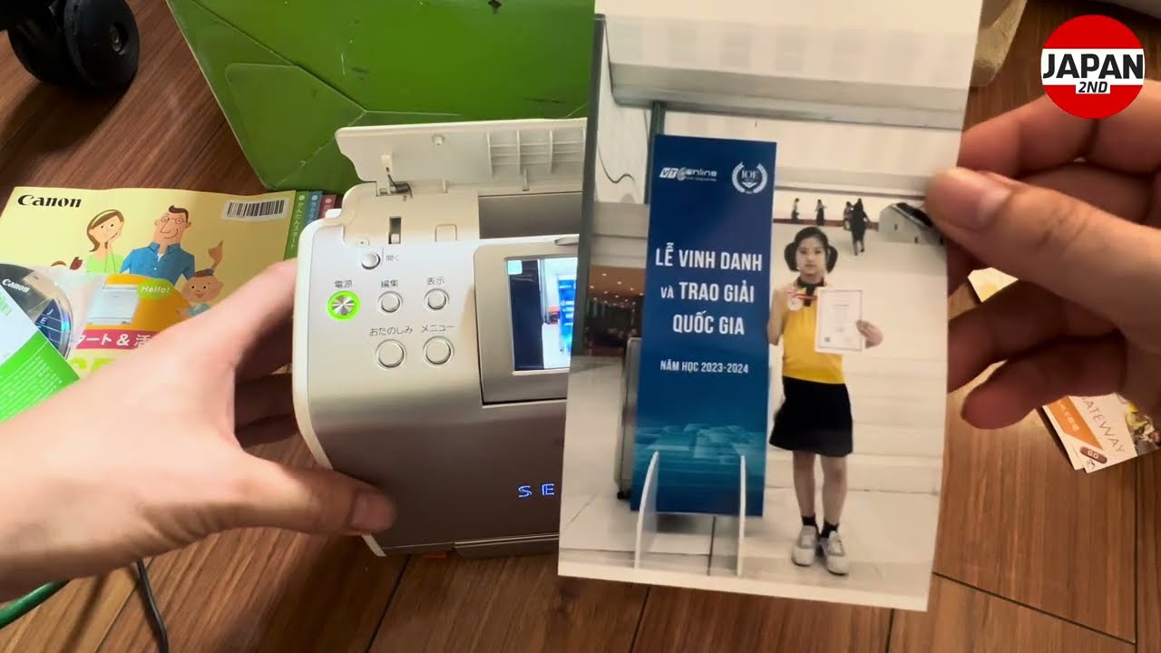 How to print Canon Compact Photo Printer Selphy ES1 コンパクトフォトプリンタ