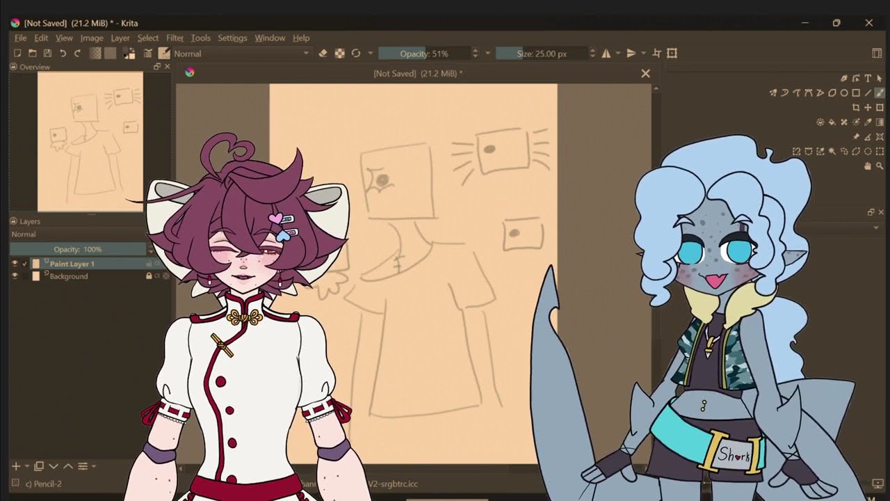 Drawing collab w/ @murisocrates