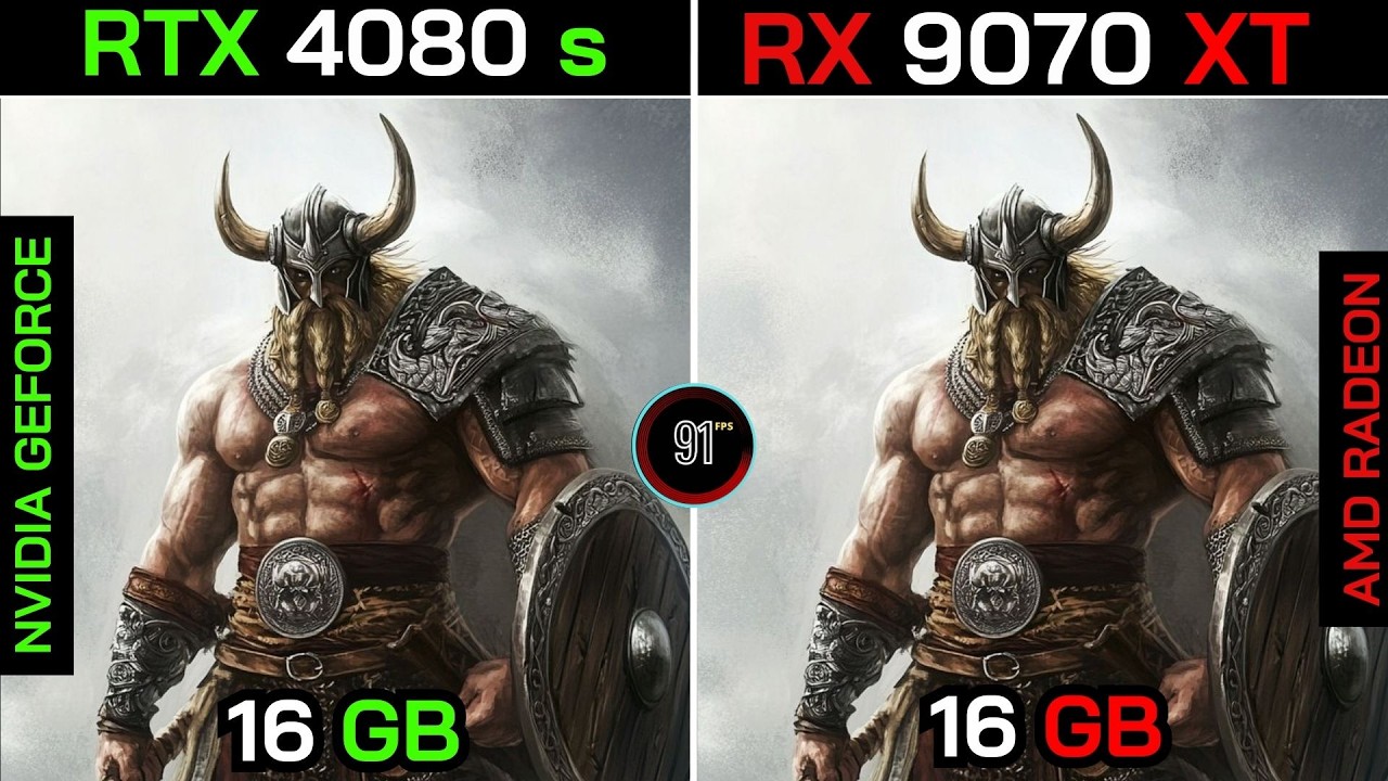 RX 9070 XT VS RTX 4080 SUPER+ Ryzen™ 7 9800X3D : TEST IN 20 GAMES