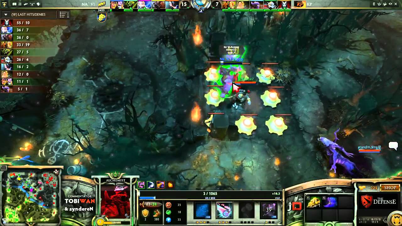 Na'Vi vs Kaipi GRAND FINAL Game 3   The Defense DOTA 2 Playoffs   TobiWan & syndereN