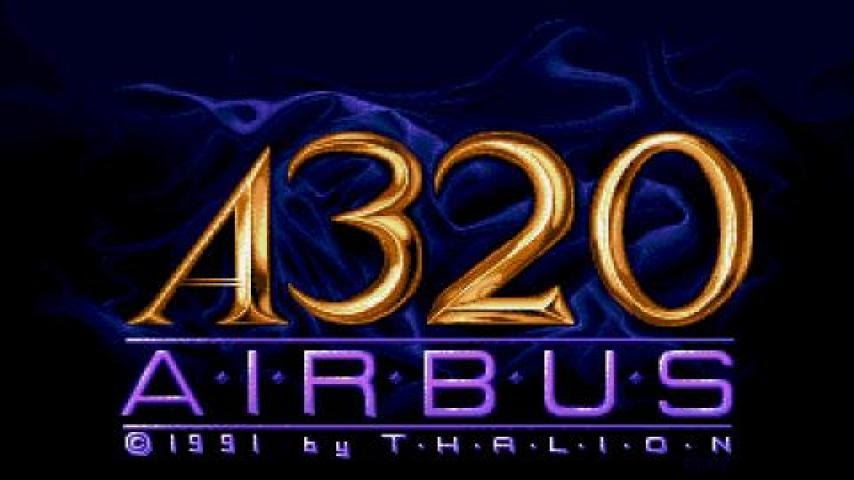 A320 Airbus gameplay (PC Game, 1991)