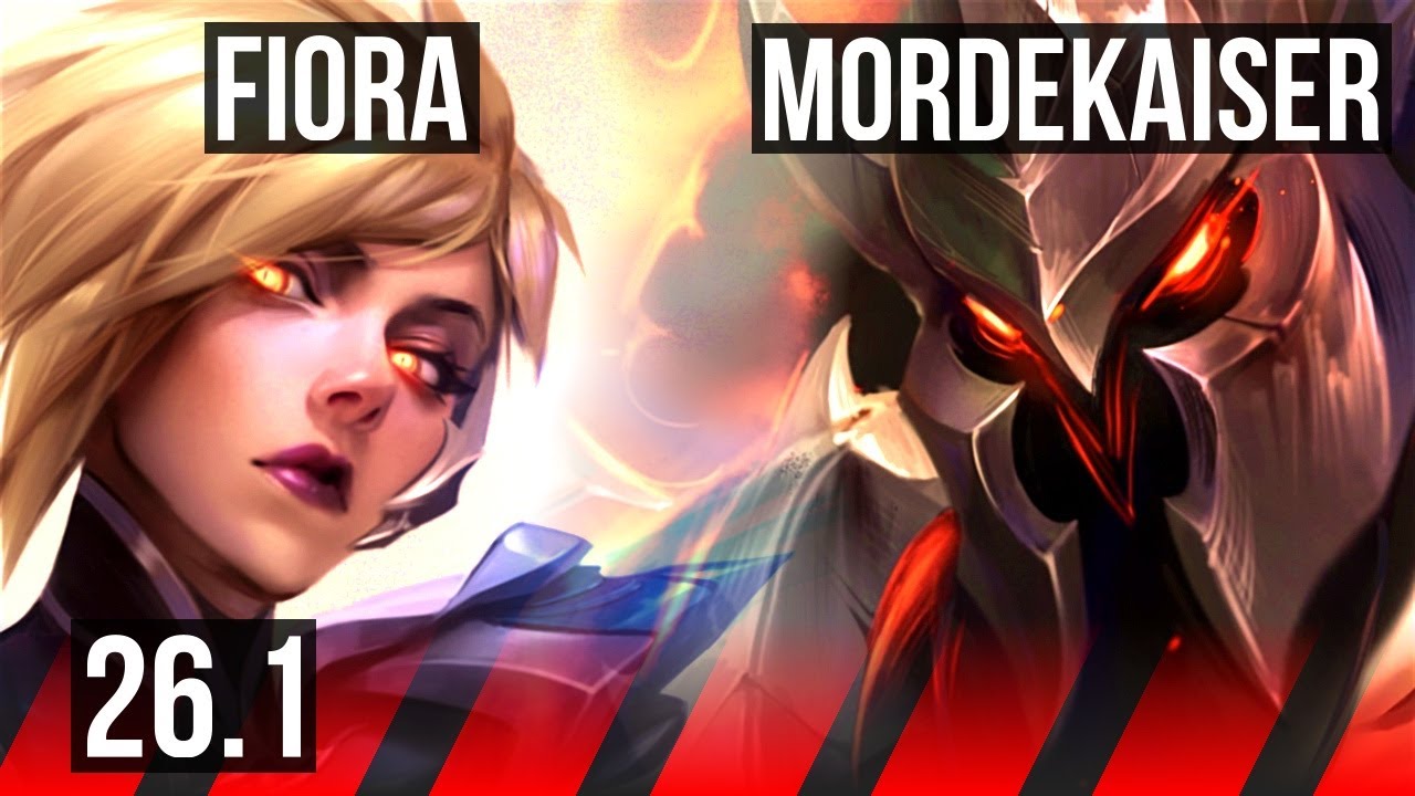 FIORA vs MORDEKAISER (TOP) | 48K damage | EUW Master | 26.1