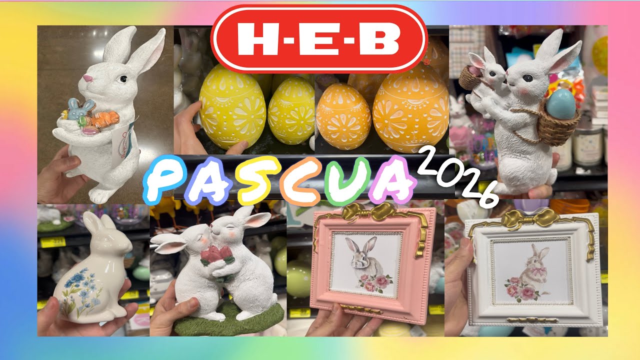 Llegó la nueva decoración de Pascua 2026 a HEB 🐇🪺