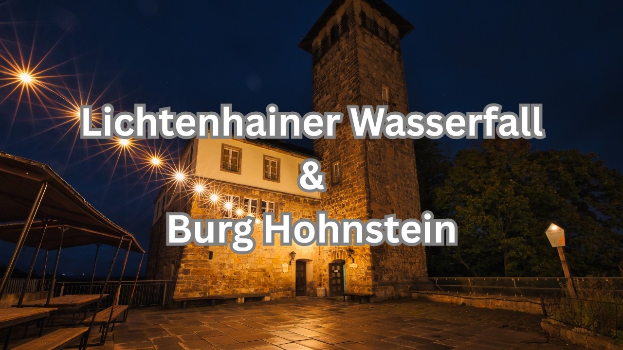 Lichtenhainer Wasserfall und Burg Hohenstein - das Finale unseres Tripps in die Sächsische Schweiz