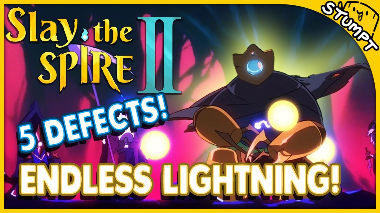 The Defects Bring THE LIGHTNING! Oops All Defects! - 5-Player Slay The Spire 2 Gameplay