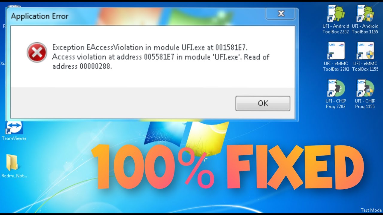 Cara Mengatasi UFI Software Error - Exception EAccessViolation in module UFI - UFI 1.3.0.1155