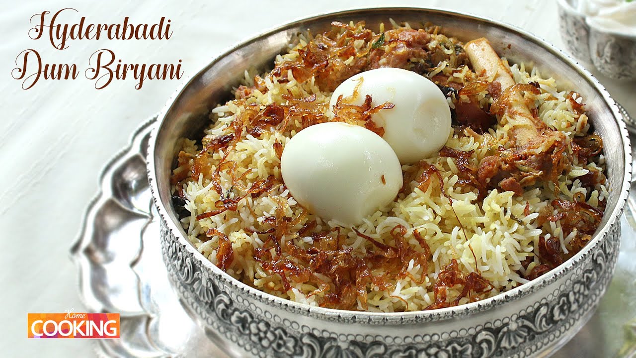 Hyderabadi Mutton Dum Biryani l How To Make Mutton Dum Biryani At Home