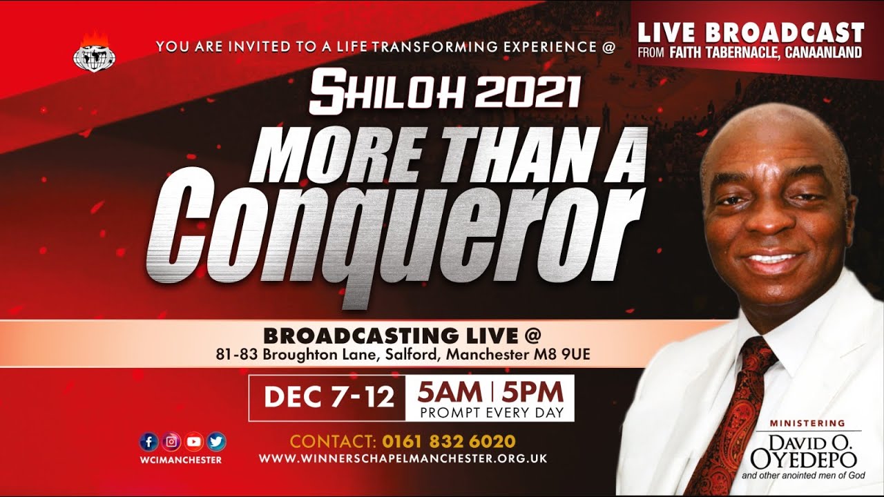 Shiloh 2021| Day 2 | Hour Of Visitation| Bishop David Oyedepo | 08.12.2021 | WCI-Manchester