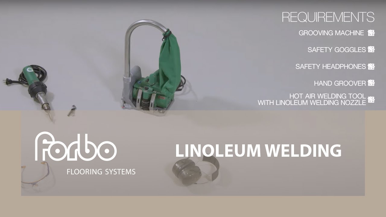 Linoleum welding | Forbo Flooring Systems