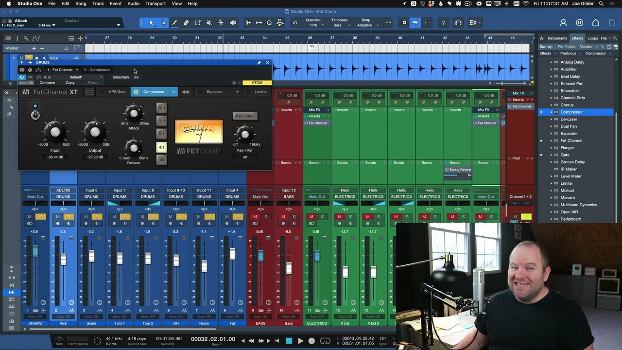 How to Use FetComp in #StudioOne
