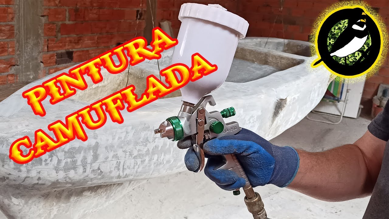 CAIAQUE DE ISOPOR 10 - como fazer pintura camuflada