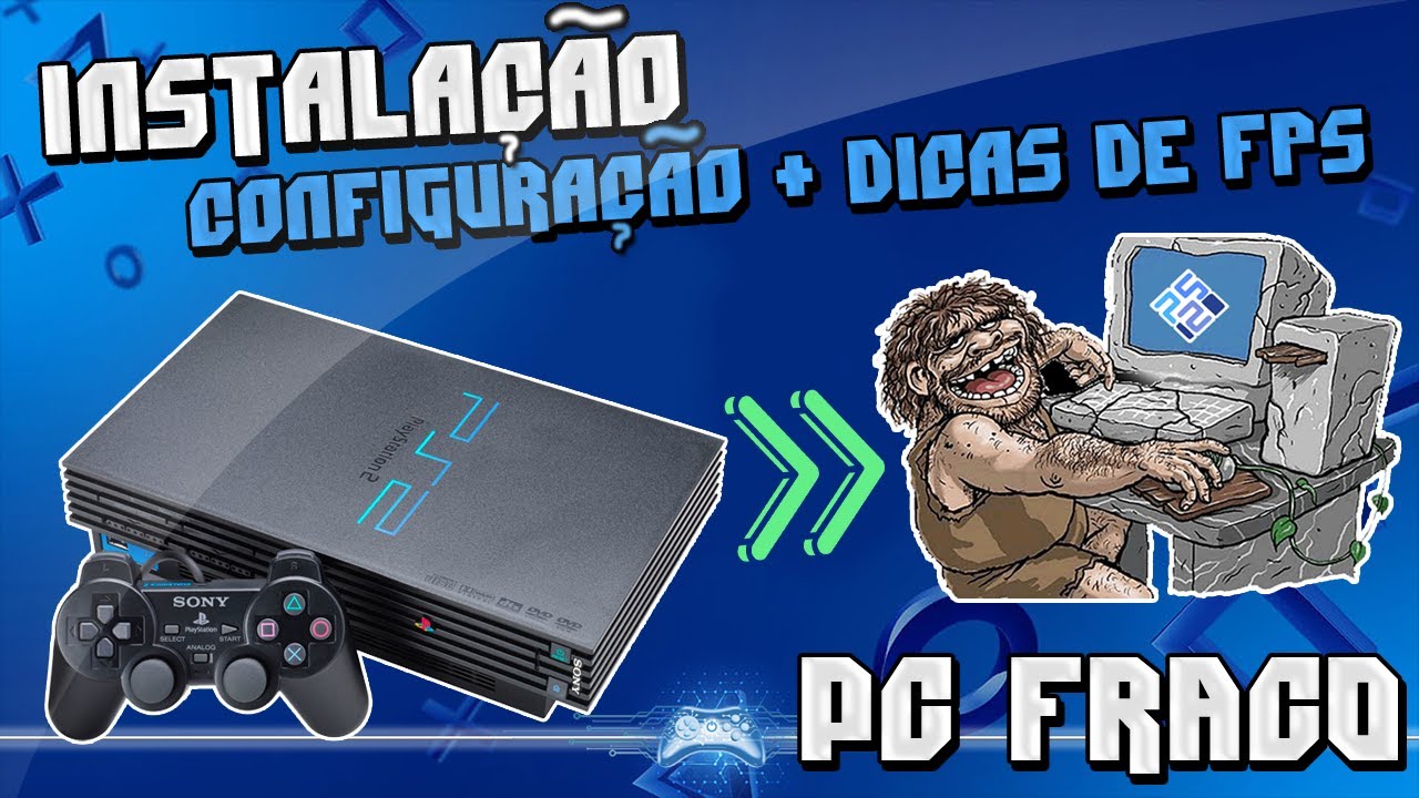 COMO JOGAR JOGOS DE PS2 NO PC FRACO (PCSX2 1.2.1)!