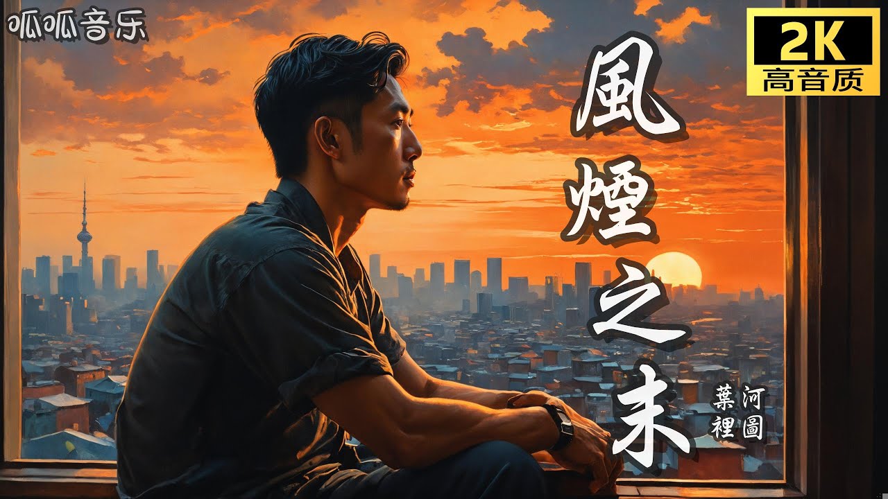 《風煙之末》 - 葉裡 & 河圖 [2K高音質動態歌詞mv]