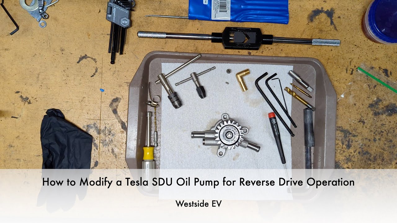 Tesla SDU Oil Pump Reverse Mod