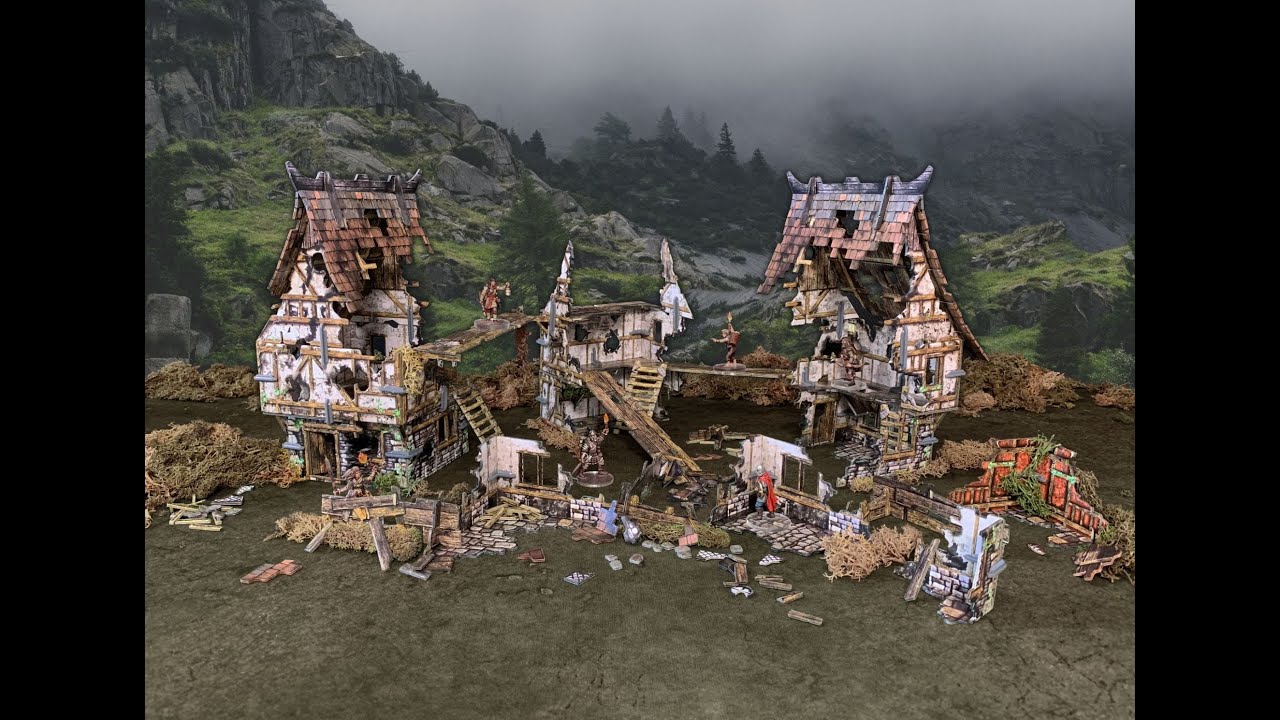 Battle systems Village Ruins for my Mordhiem Project