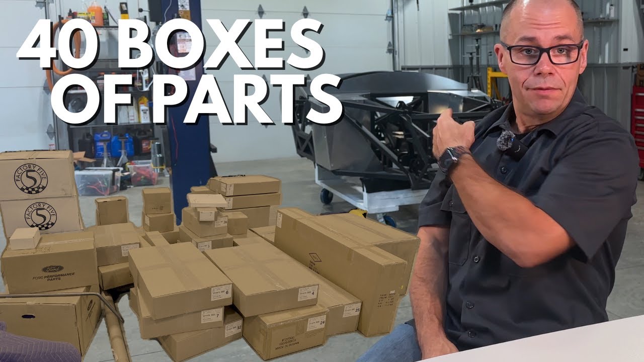 Factory Five MKV Roadster Build | Ep.1 Kit Arrival, Unloading & Inventory