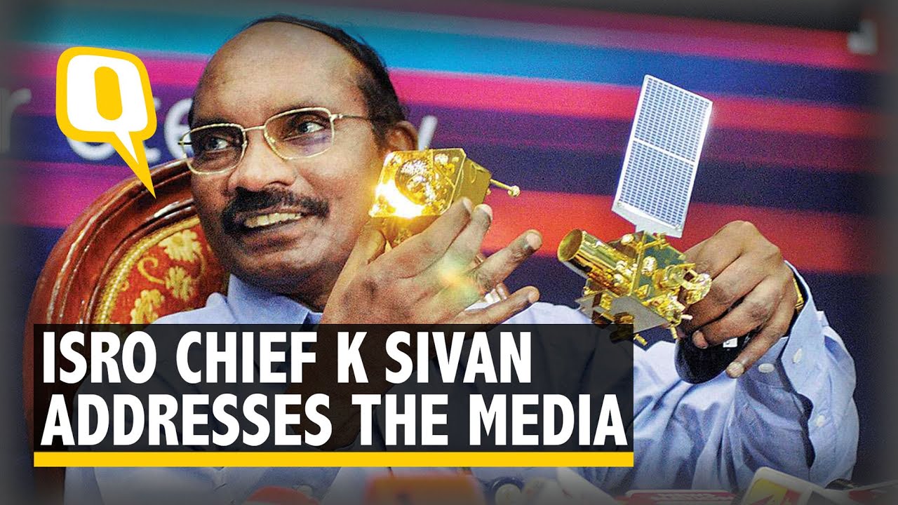 ISRO Chief K Sivan Addresses the Media