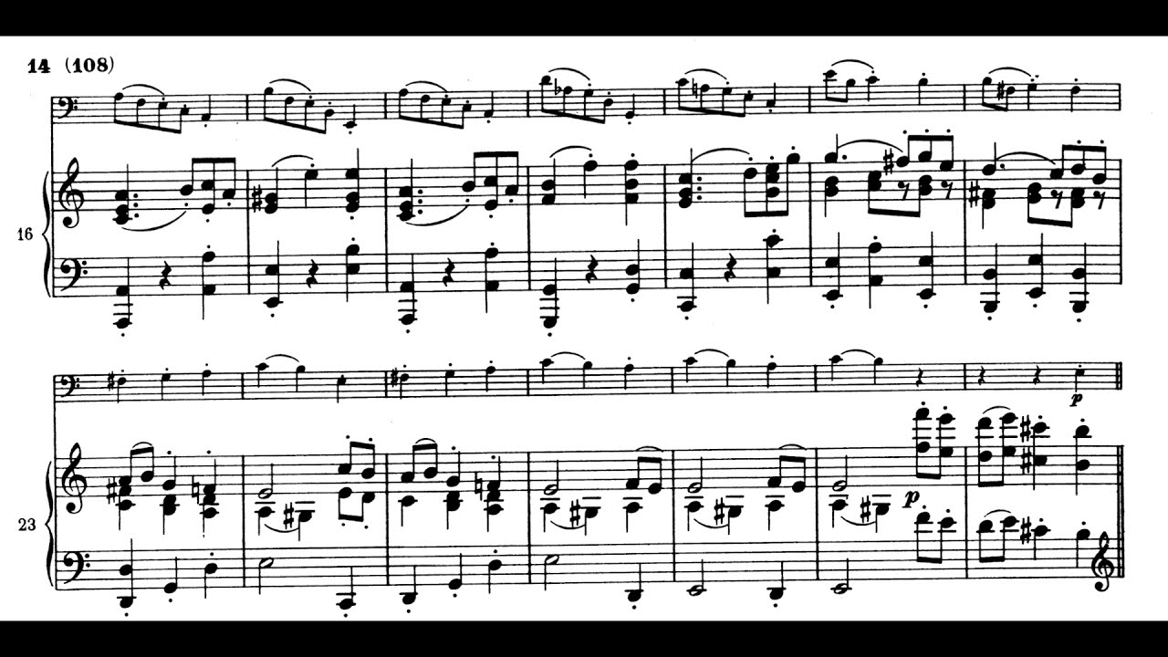 Brahms - Cello Sonata in E minor, 2nd Mov. (piano accompaniment)
