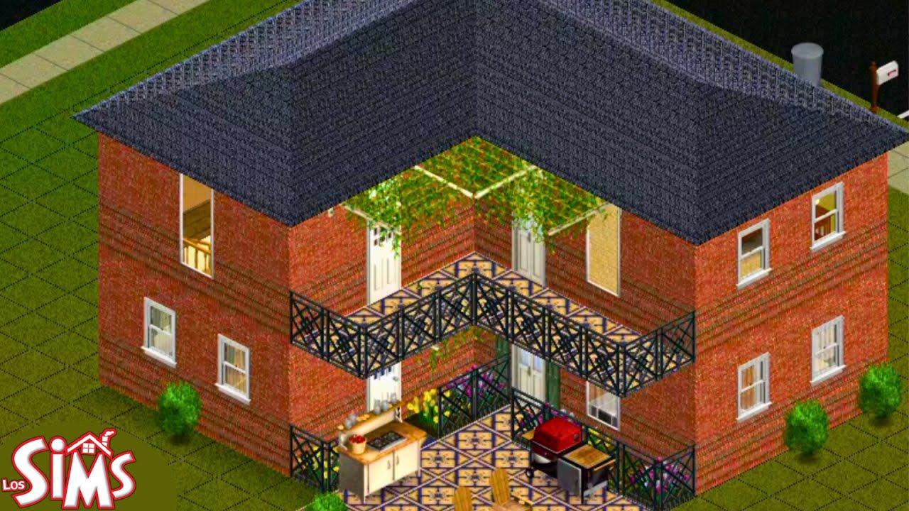 The Sims 1: Building and Decorating The 7 Sim Lane (No Commentary)