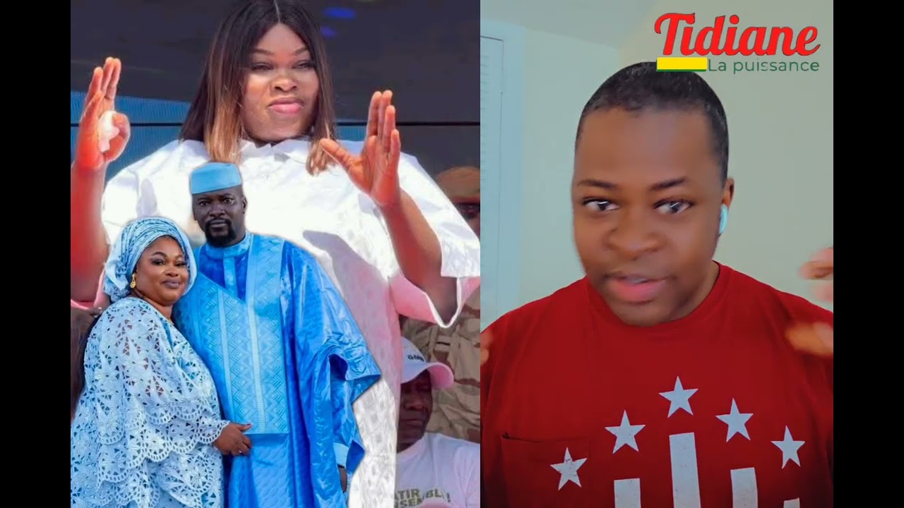 Incroyable mais vrai! Une Griotte qui lave les pieds de Aicha Doumbouya et par la suite boire l'eau.
