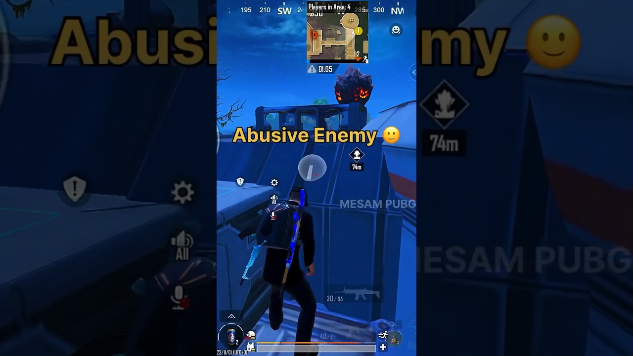 Abusive Enemy 🙂#shorts #bgmi #abusive #enemy #shortsfeed #viralshort #pubg