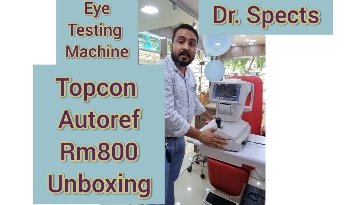 one of the best autorefractometer unboxing/ rm 800 topcon autoref unboxing/ new autoref unboxing