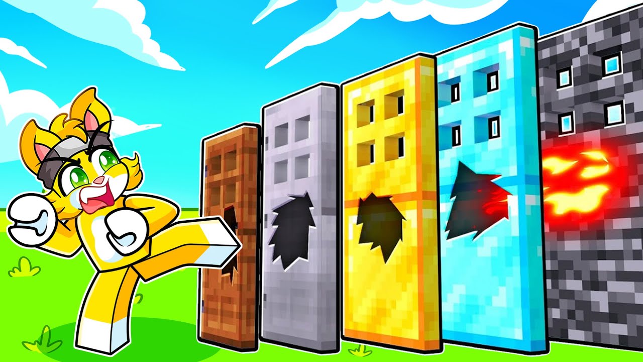 Destruyendo PUERTAS con PATADAS en Roblox!