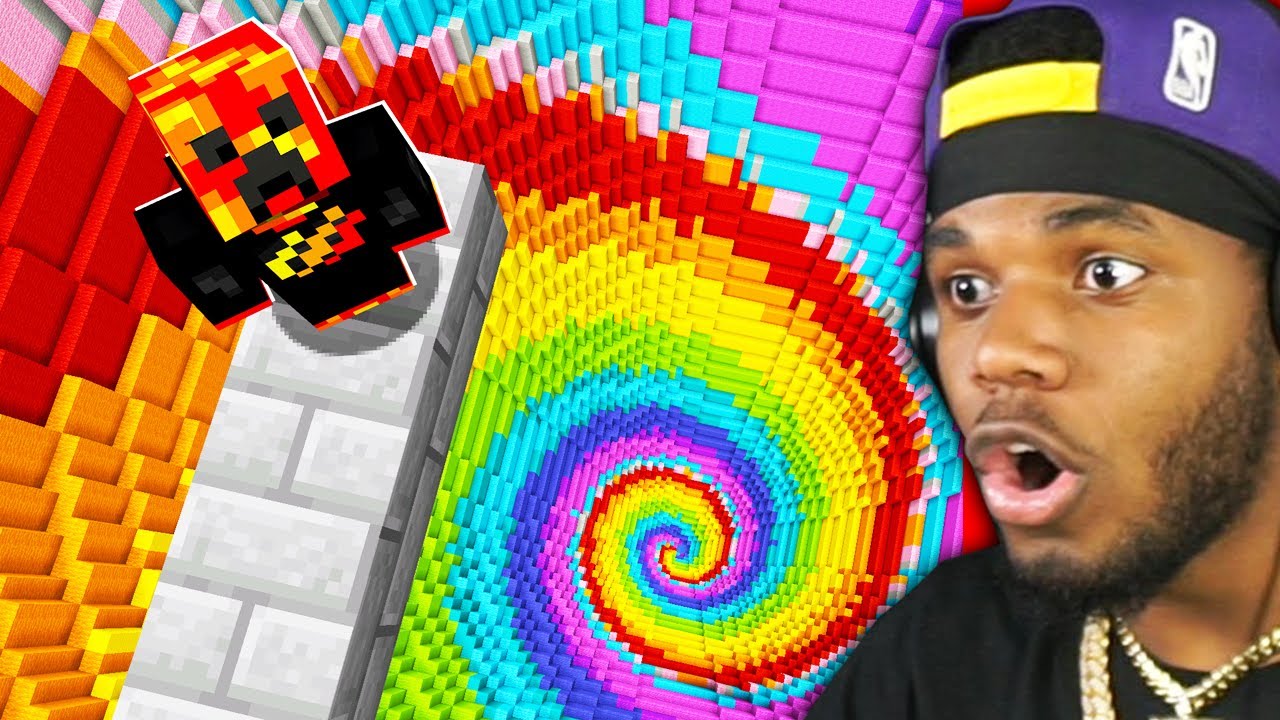 PrestonPlayz SECRET RAINBOW DROPPER in Minecraft… *IMPOSSIBLE*