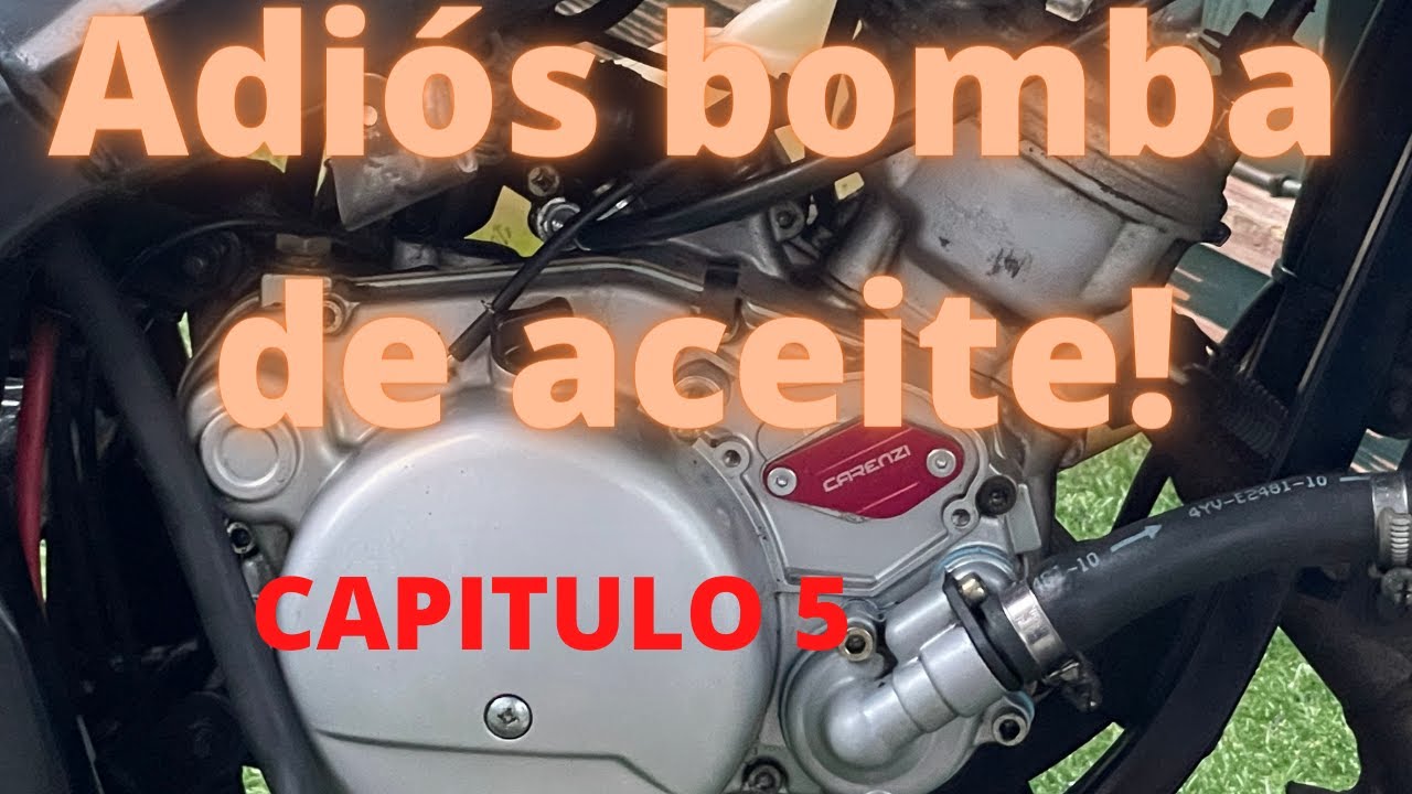 Anulamos Bomba de aceite en Yamaha TZR | Sustituimos piñón | Empieza la recta final !!
