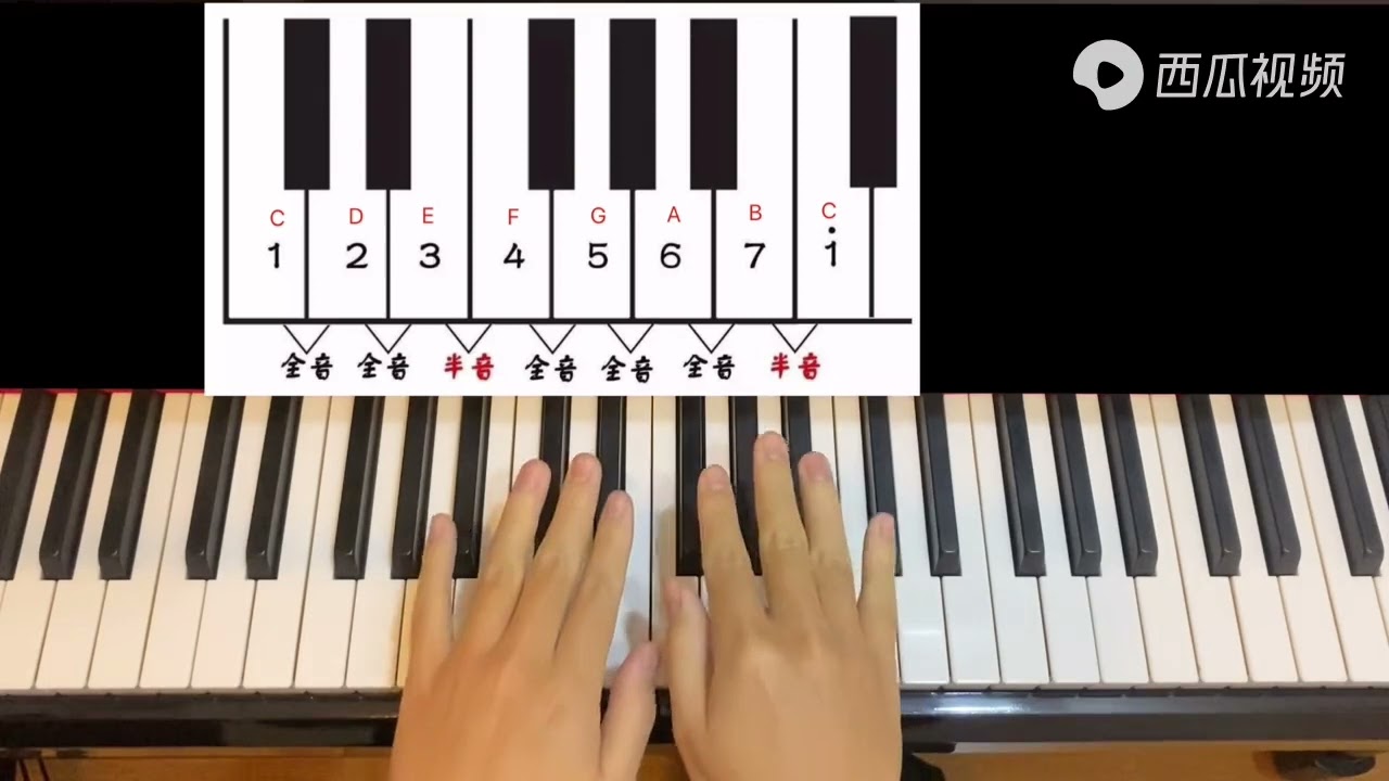 第八課 调号里升降记号是怎么来的？音名+全音半音+升降记号排列规律