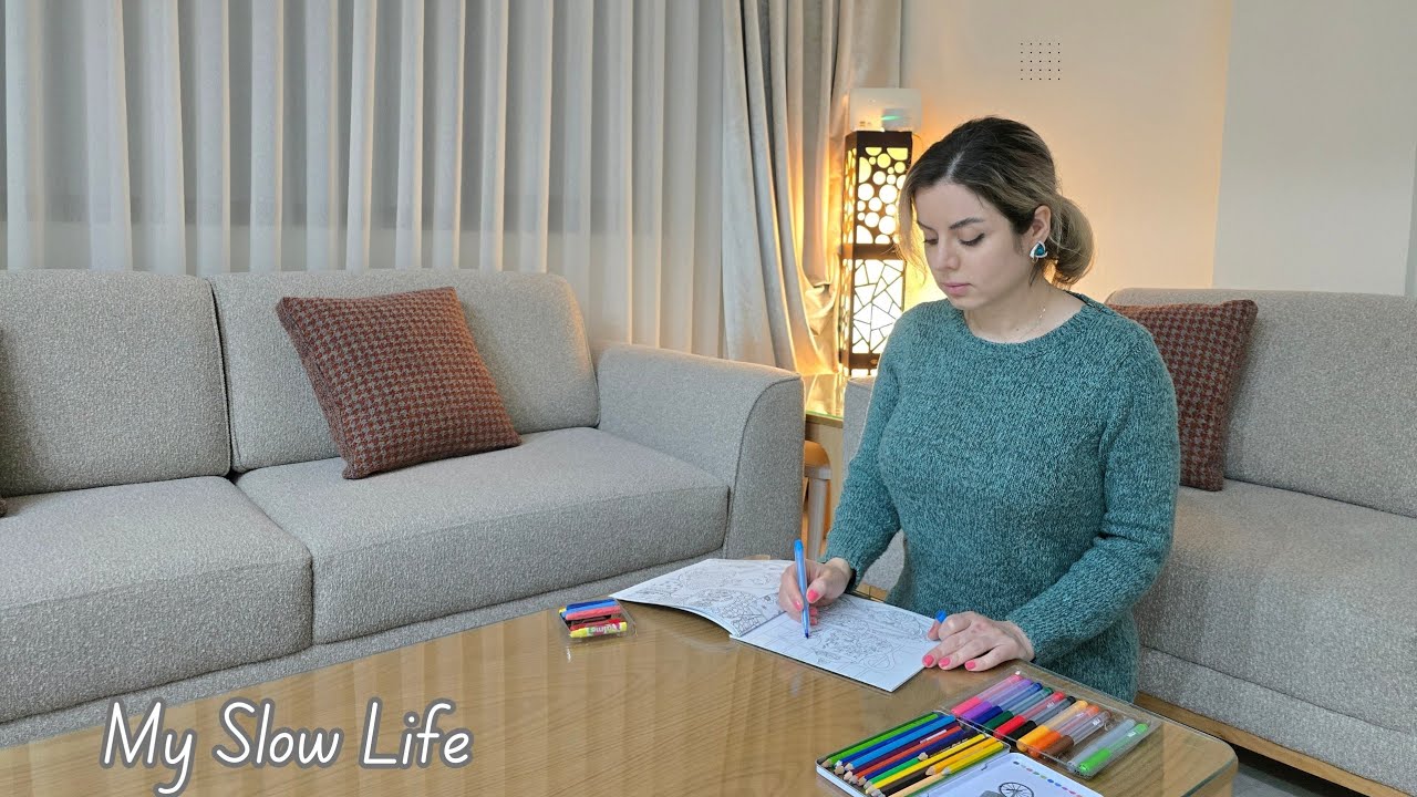My Slow Living & Relaxing Night Routine🩵 | Simple Moment of Autumn