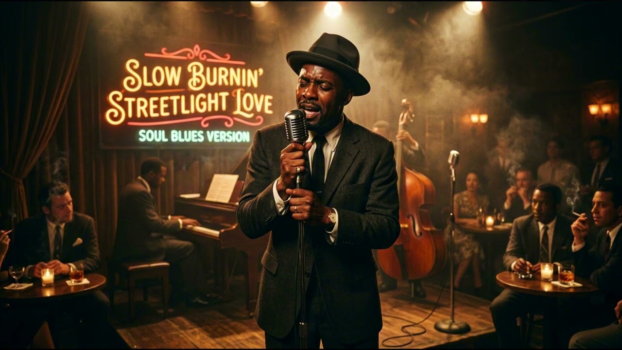 Slow Burnin’ Streetlight Love – Old School Soul Blues Groove | Music Video