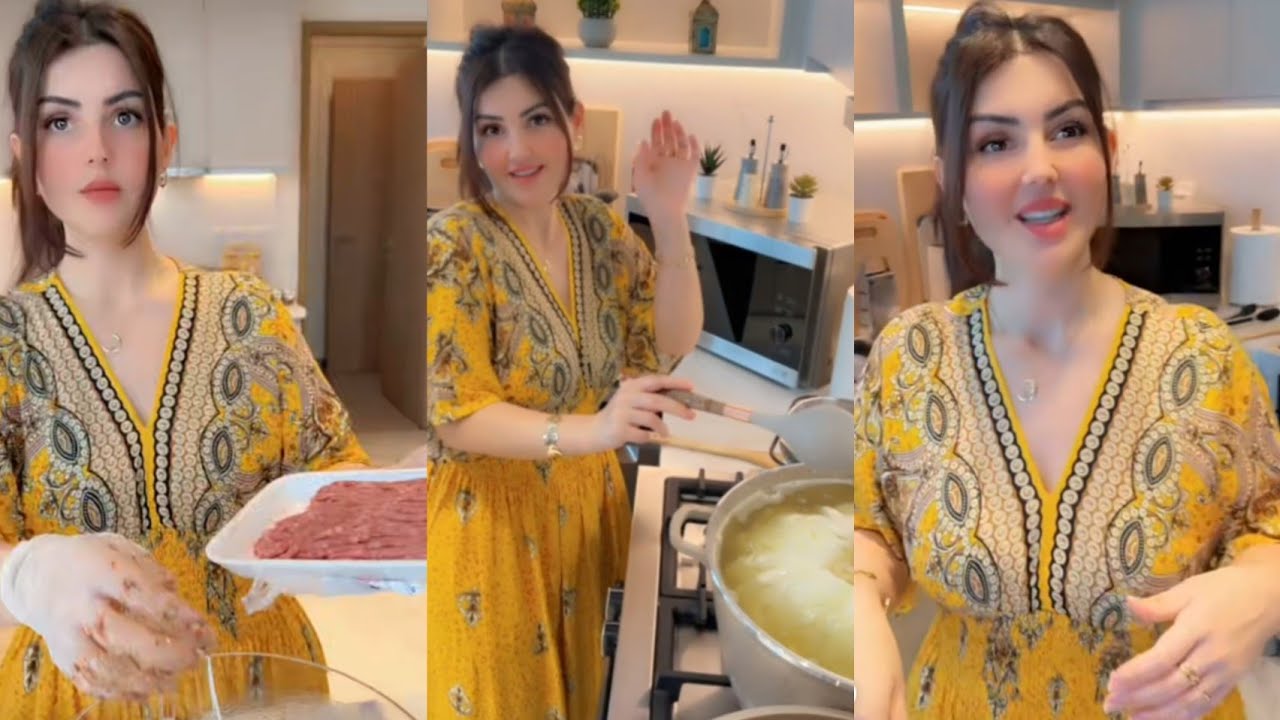 نور وعصام 🔥 نوشه وتجهيز طبخة اليوم ملفوف وتتبيلة الرز على طريقة الحلبية 