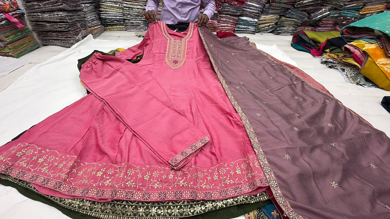 Chickpet Wholesale Latest Cord sets, Kurti sets & Umbrella Kurtis. Single piece courier avail.