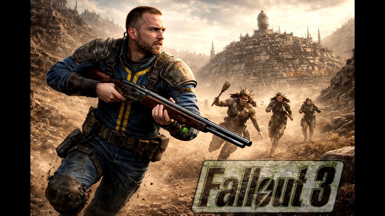Fallout 3. Game of the year edition. Идем в Республику Дейва, по квесту Краули. Послали, так послали