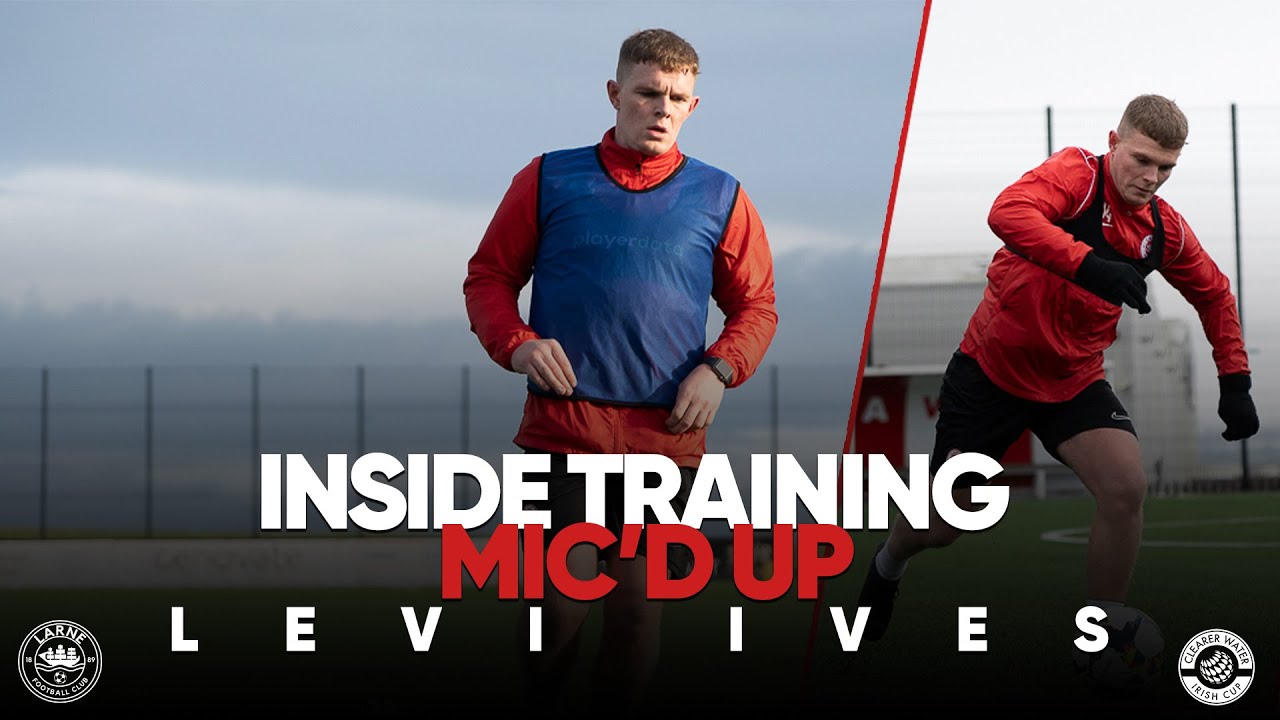 MIC'D UP TRAINING | Levi Ives prepares for Irish Cup action
