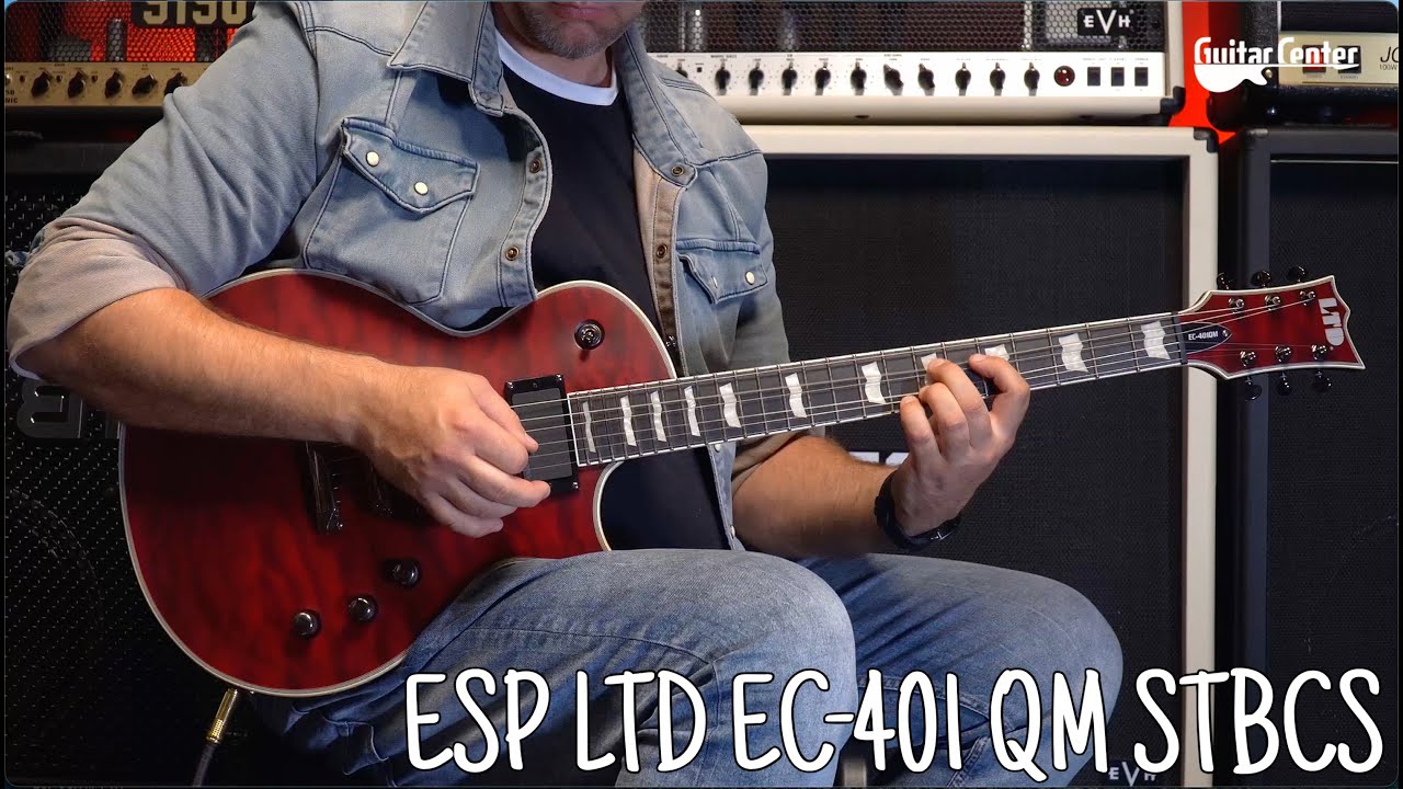 ESP LTD EC 401 QM STBCS | TV Guitar Center
